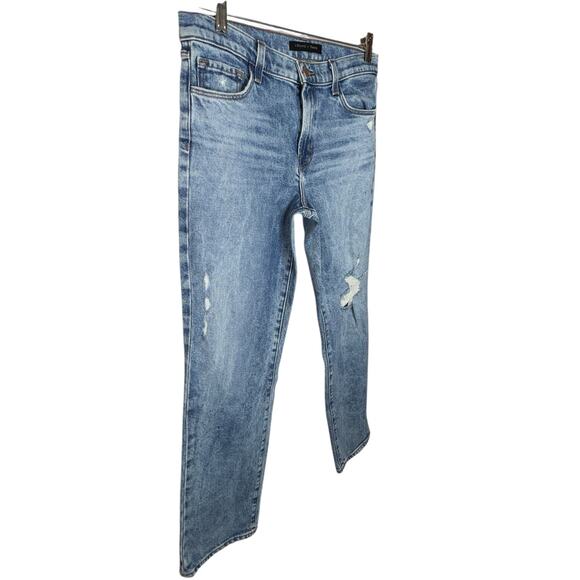 J Brand for Theory Adele Straight Leg Mid Rise Jeans Indigo Blue Size 29 - Picture 6 of 12